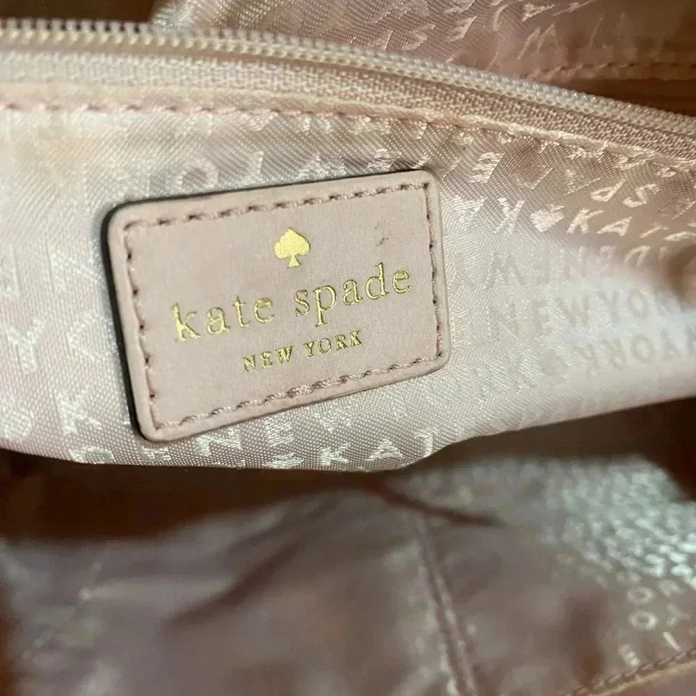 Kate spade pink leather satchel handbag - Picture 8 of 12